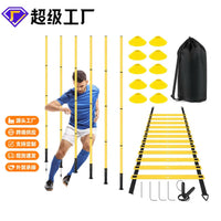 Agility Training Set for Soccer Speed and Footwork Drills - Includes Hurdles, Slalom Poles, and Agility Ladder