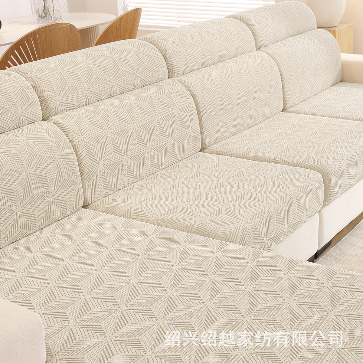 All-Inclusive Stretch Sofa Cover with Ice Silk Summer Cooling Pad, Universal Non-Slip Sofa Cushion Protector