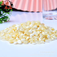 Natural Yellow Jade Crushed Crystal Stones for Fish Tank & Planter Decoration, DIY Craft Material