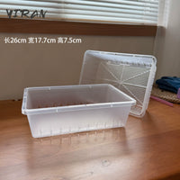 Clear Plastic Seedling Trays for Succulents and Sprouts, 26x18cm