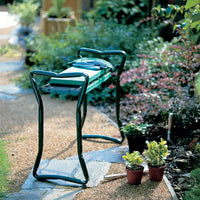 Foldable Garden Kneeler and Seat with Tool Pouch for Outdoor Gardening