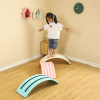 Kids Indoor Balance Board Seesaw Sensory Training Toy