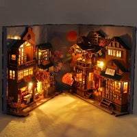 Rolife DIY Wooden Miniature House Kit with LED Light, Creative Gift for Adults and Teens