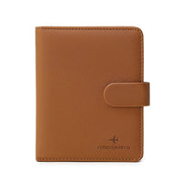 RFID Blocking Slim Travel Passport Holder with Credit Card Slots