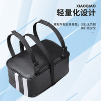Electric Scooter Front Storage Bag Bicycle Raincoat Charger Organizer Pouch Rear Rack Side Bag