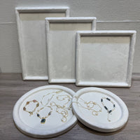 Velvet Jewelry Display Tray for Necklaces and Earrings