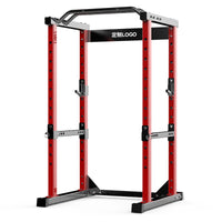 Multi-functional Power Rack Squat Stand with Barbell Holder for Home Gym Weight Training