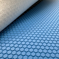 0.8mm Hexagonal Grain PU Leather Fabric for Basketballs & Anti-slip Electronic Packaging