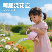 Long Spout Watering Can Set for Indoor Outdoor Plants, Large Capacity Plastic Watering Pot with Spray Bottle