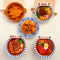 3D Resin Food Refrigerator Magnets - Local Delicacy Souvenirs