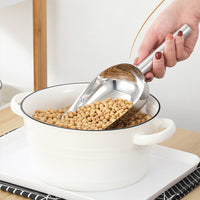 Large Stainless Steel Scoop for Ice, Flour, Rice, Popcorn, and Dry Goods