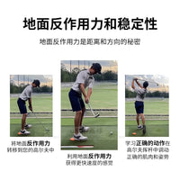 ForcePedal Golf Swing Training Aid for Ground Reaction Force Transfer