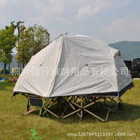 Ultralight 2-in-1 Elevated Tent for Single Person, Bed-Mounted Design, No Cot Included
