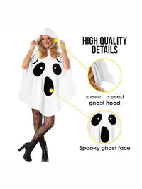 Women's White Bat Costume for Halloween Cosplay Party