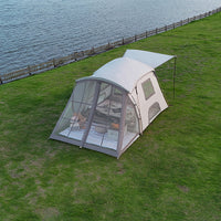 Automatic Tunnel Camping Tent for 5-8 Person, Double Layer Waterproof Outdoor Picnic Hiking Tent