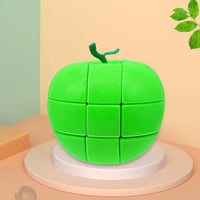 Apple Shape 3x3 Speed Cube Puzzle Toy for Kids and Adults