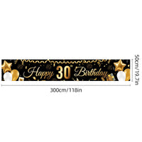 Happy Birthday Banner for 2026 Theme Party Decorations