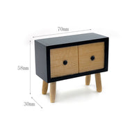 1:12 Dollhouse Miniature Japanese Style Cabinet Model