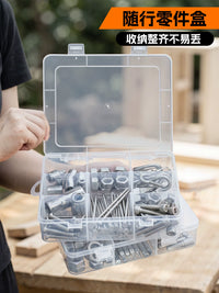 Plastic Storage Box with Adjustable Dividers for Small Parts and Components