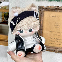 20cm Cotton Doll Clothes Set: Jacket, Hoodie, Trousers, and Headband