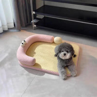 Pet Cooling Mat for Dogs and Cats, Summer Breathable Ice Pad, Washable and Wear-Resistant