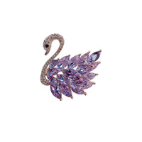 Vintage Rhinestone Alloy Brooch Pin for Sweaters and Clothing