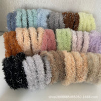 Christmas Silver Wire Chenille Stems for DIY Crafts and Doll Making, 20mm Fluffy Pipe Cleaners