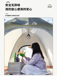 Pop-Up Outdoor Camping Tent for 2-4 People - UV Protection & Windproof