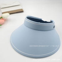 Women's Summer Empty Top Sun Hat with Wide Brim UV Protection for Outdoor Activities