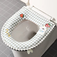 Universal Zippered Waterproof Toilet Seat Cover for All Seasons