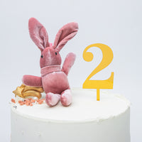10-Pack Acrylic Happy Birthday Number Cake Toppers for Baking Decoration