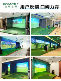 Golf Hitting Mat 3D Indoor Simulator Practice Mat with 35mm Thickness