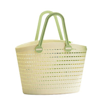 Portable Drainable Storage Basket for Laundry, Bath, and Shopping