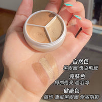 Sweet Mint 3-Color Concealer Palette for Blemishes, Acne Marks, and Dark Circles