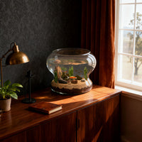 Miniature Desktop Fish Tank Plastic Aquarium for Home and Office