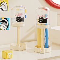 Toothbrush Holder with Dust Cover and Drainage, Portable Multifunctional Toothbrush Cup Holder for Home