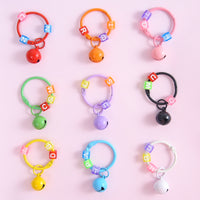 Colorful Bell Letter Bead Keychain Pendant for Bags and Accessories
