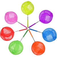 Extendable Kids Fishing Net for Catching Fish, Shrimp, Tadpoles, Dragonflies, Butterflies, and Moths