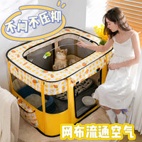 Foldable Pet Birthing Tent for Cats and Dogs, Isolation Whelping Den
