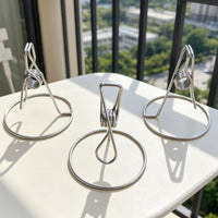 Stainless Steel Mosquito Coil Holder Clip, Multi-functional Card & Name Card Clip, Integrated Design, Non-magnetic
