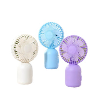 Portable USB Rechargeable Handheld Mini Fan for Desk and Travel