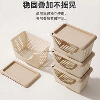Multi-layer Storage Bin with Lid for Toys, Laundry, and Sundries