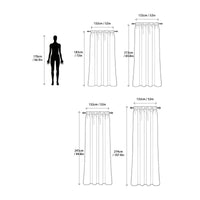 Outdoor Waterproof Polyester Rod Pocket Curtain for Patio Gazebo