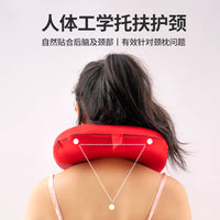 Silk Travel Neck Pillow for Neck Support and Rest