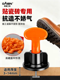 Tile Leveling System with Cross Spacers for Wall and Floor Tiles