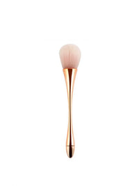 Large Fluffy Powder Brush for Face Makeup - Easy-to-Use Portable Cosmetic Tool for Blush and Loose Powder