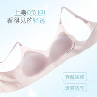 Women's Seamless Mint Cool Breathable Quick-Dry Antibacterial Bra with Soft Support and Lift
