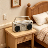 1:12 Dollhouse Miniature Radio Model for Living Room Decor and Photo Props