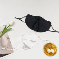Silk Face Mask for Dust, UV Protection, and Sun Shade with Adjustable Ear Loops