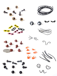 DIY Chrysanthemum Emoticon Animal Face Craft Kit for Kids' Bouquets